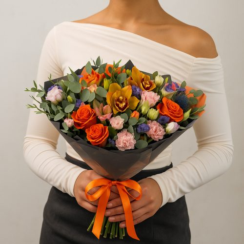 Букет «Огненный акцент»